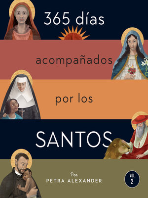 cover image of 365 días acompañados por los santos